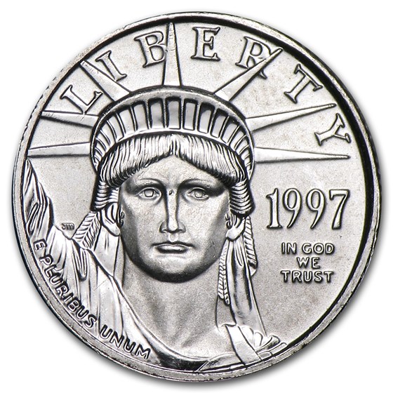 1997 1/10 oz Platinum American Eagle BU 1997 1/10 oz Platinum American Eagle BU